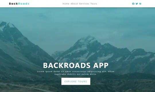 Backroads App with React